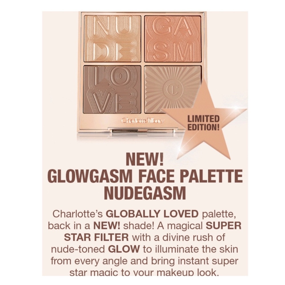 NIB🔥Charlotte Tilbury - SuperNudes Orgasm Face Palette - Picture 10 of 17